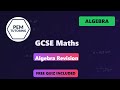 GCSE Mathematics Revision Algebra Topics