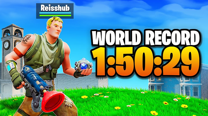 I Broke the Fortnite Speedrun WORLD RECORD