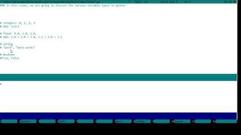 Python for Absolute Beginners - Initializing variables