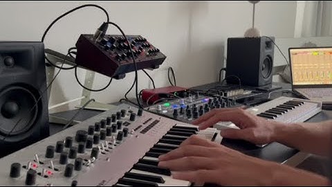 Live Recording #1 - Minilogue - Model D - Keystep - Drumbrute Impact - Ableton