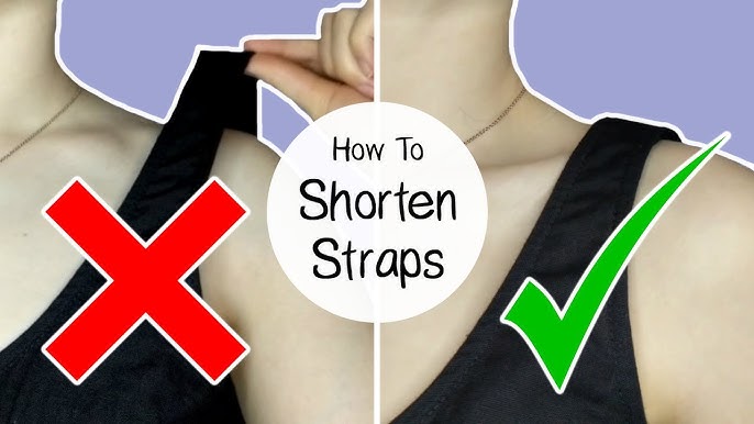 How To Shorten Shoulder Straps on Your Dress or Top – The Sewing Garden