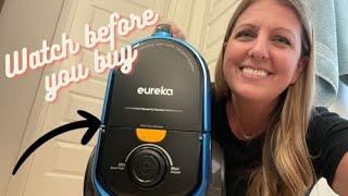 Eureka Bagless Canister Vacuum - My honest review and favorite feature!