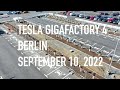 Tesla Gigafactory 4 Berlin | Lots of charging points | September 10, 2022 | DJI drone 4K Video