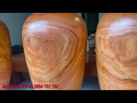 Video Báo giá lục bình gỗ hương đỏ giá rẻ - youtube