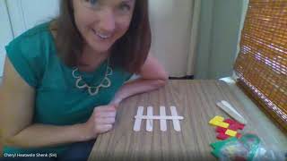 Math Lesson: Subitize 1-5 with tally sticks