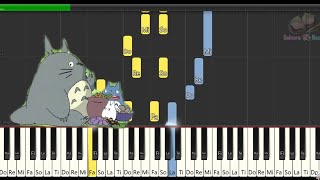 My Neighbor Totoro - Main Theme Song (Piano Tutorial)