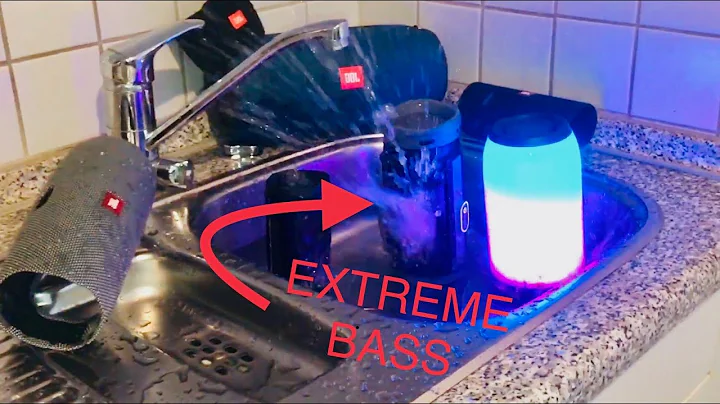 LOW FREQUENCY MODE WATER BASS TEST JBL PULSE 3 + CHARGE 4 + FLIP 4 (50k BASS TEST 100% VOLUME)