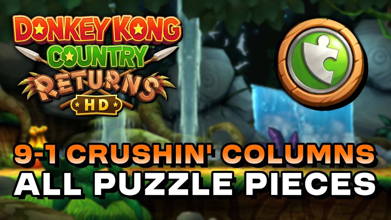 Donkey Kong Country Returns HD - 9-1 Crushin' Columns (All Puzzle