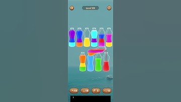 Water Sort | Level 129 #reel #watersort #watersortgame #watersortpuzzle #shortvideo #game #shorts