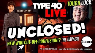 RTD'S DOCTOR WHO DISASTER ZONE!? Type 40 LIVE #297