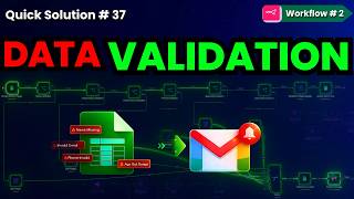 n8n Automation | Auto Data Validation | Google Sheets Errors & Send Gmail Alerts |#n8n #AIAutomation