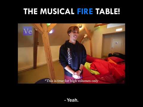 musical fire table