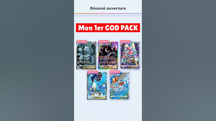 mon 1er GODPACK Pokémon Pocket