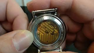 CARNIVAL C8017 NOMO SIMPLE BAUHAUS STYLE AUTOMATIC WATCH UNBOXING