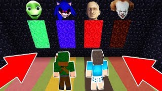 ENCONTRAMOS 4 PORTAIS NO MINECRAFT!! QUAL ESCOLHER ?