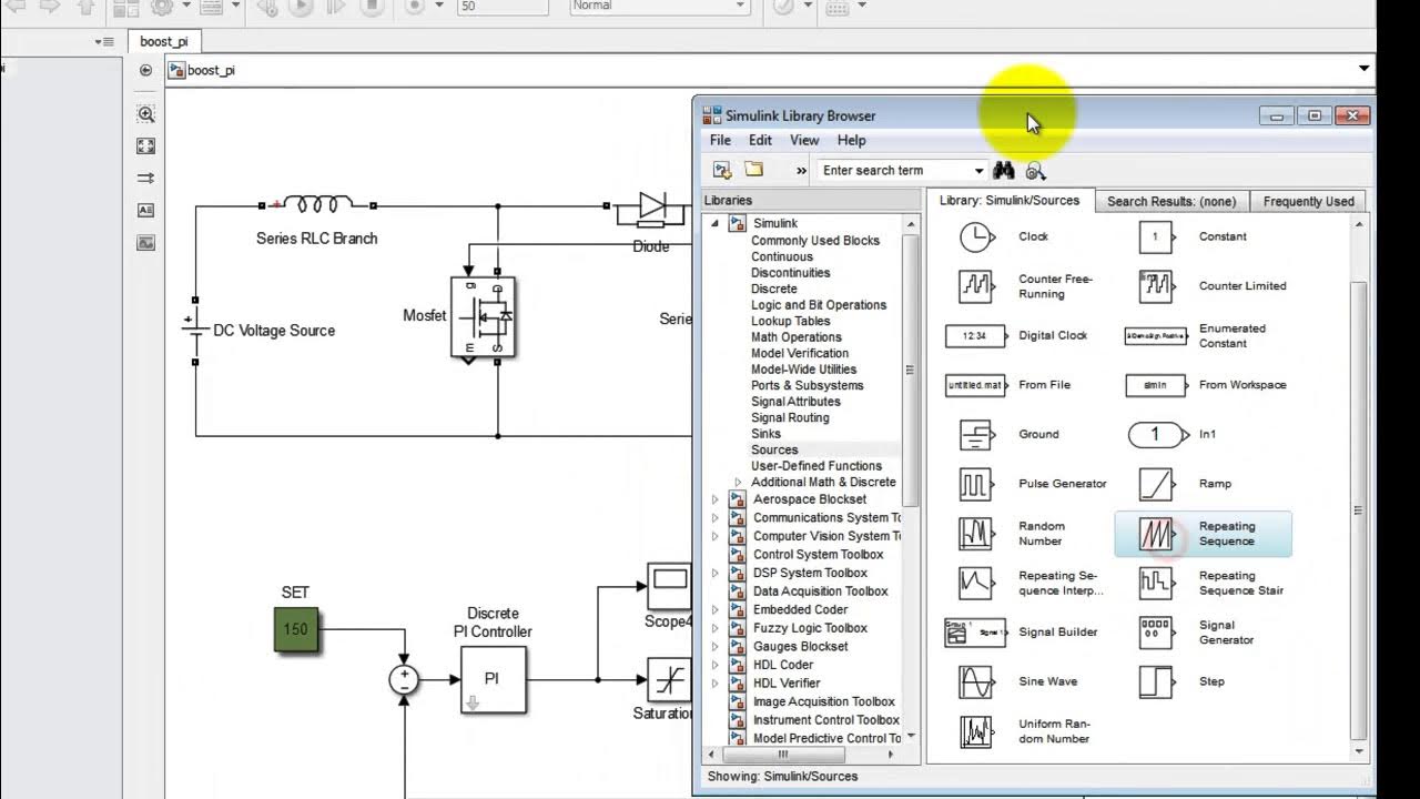 DC -DC Boost Converter using PI controller using Matlab Simulink - YouTube