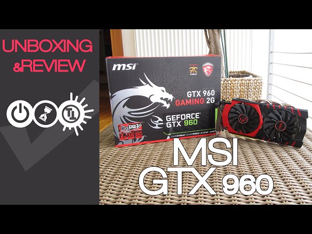 PCパーツ MSI GTX960 GAMING 2G MSI GTX960 GAMING 2G - How does it compare to other 960s