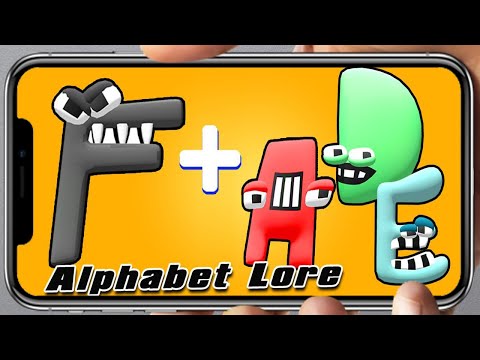 МЕГА БУКВА ИЗ АЛФАВИТ ЛОР / MERGE Alphabet Lore RUN 3D (A-Z...)