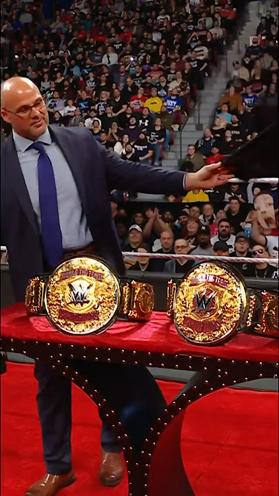 The Miz and R-Truth are now the WORLD TAG TEAM CHAMPIONS!!! #WWERaw