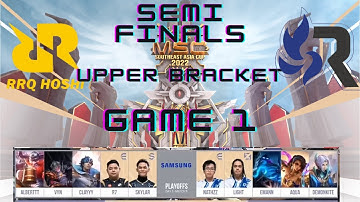 RSG PH Vs RRQ HOSHI GAME 1 | SEMI FINALS | MSC 2022 | [ENGLISH]