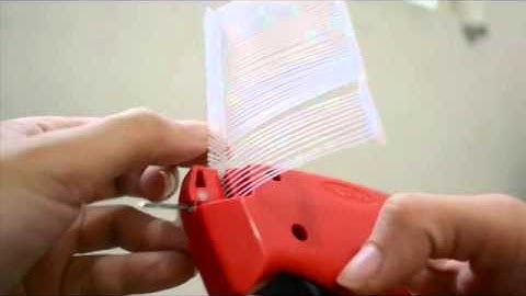 tagging gun video tutorial