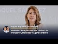 Entrevista a Raquel Sánchez, ministra de Transportes, Movilidad y Agenda Urbana