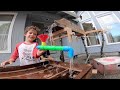 Daddy Engineer: Backyard Water Table | Design Squad