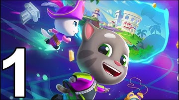 Talking Tom Time Rush - Gameplay Walkthrough Part 1 level-1 - (iOS, Android)