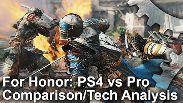 [4K] For Honor Beta: PS4 vs PS4 Pro Graphics Comparison/Frame-Rate Test