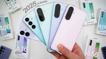 Every 2025 Samsung A Series Phone Compared! A06 vs A16 vs A26 vs A36 vs A56