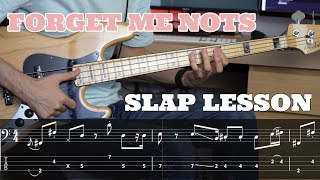 Forget Me Nots - Patrice Rushen | Slow Tempo Bass Lesson