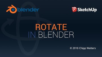 Using Rotate in Blender