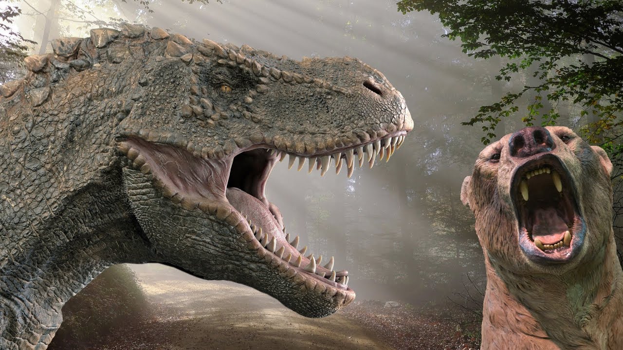 T Rex - Vs - Largest Extinct Mammals - Size Comparison