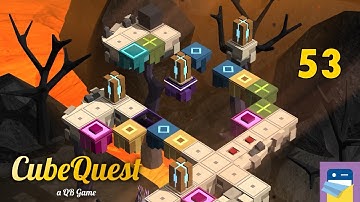 CubeQuest - a QB Game: Level 53 Solution & iOS/Android Gameplay Walkthrough (by Stephan Goebel)