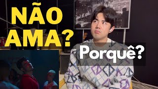 Jão - Não Te Amo | COREANO REACT