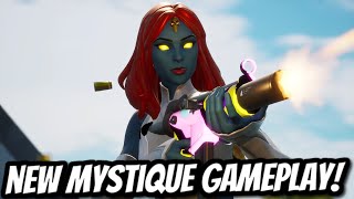 *NEW* MYSTIQUE SKIN + SHAPESHIFTER EMOTE GAMEPLAY! - Fortnite Mystique Awakening Challenges