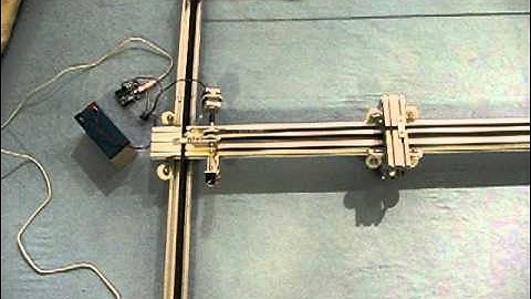 T-Slot XY Table with Stepper Motor