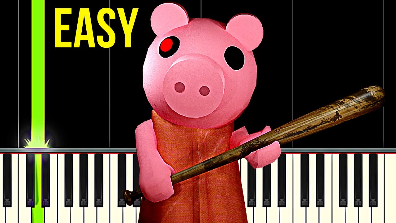 Piggy Theme Easy Piano Tutorial For Beginners - Learn to play Piano and ...
