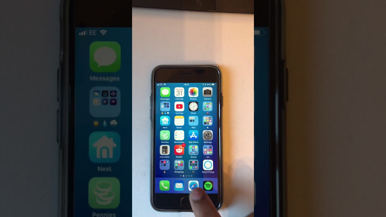 Proof to show rounded corners on the iPhone 8