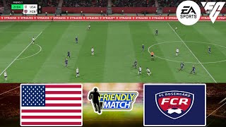 FC 24  USA W vs FC Rosengård W 07/5/2024  Friendly Match  Gameplay PS | Full Match