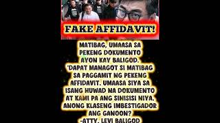 YIPPEE!WOW!ATTY. BALIGOD MATIBAG UMAASA SA FAKE AFFIDAVIT YAY!WOW!#funny#comedy#jokes#foryou#shorts