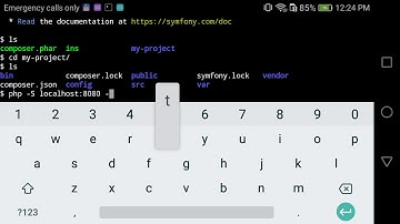 Install php symfony in Android with Termux Part 2