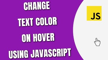 Change Text Color on hover using JavaScript [HowToCodeSchool.com]