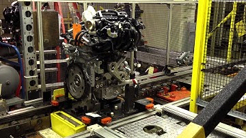 AUTOMATION - Engine Assembly Conveyor installed Running