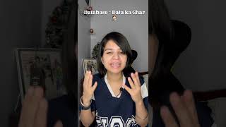 Database = Data ka Ghar 🏠 #codewithneha