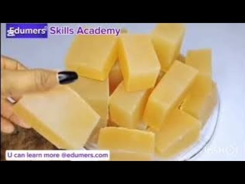 How to make commercial Ghana transparent bar soap using palm oil and PKO.