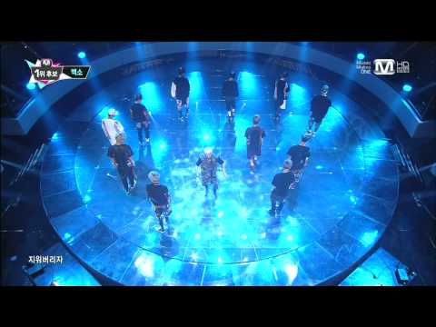 [EXO] 1위후보 + 으르렁 (Growl) +앵콜(트리플크라운달성) 130905 Mnet M! Countdown 엠카운트다운