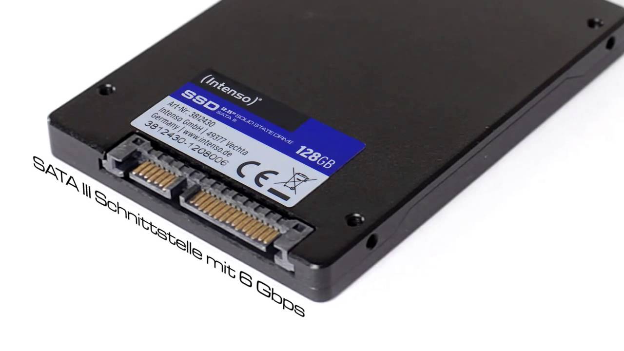 Intenso Carte SSD 2.5 128Gb Sata3 Top Performance Noir