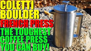 The Coletti Boulder  The TOUGHEST French Press You Can Buy  Made for the Outdoors
