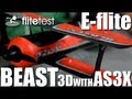 Flite test  eflite beast 3d as3x  review